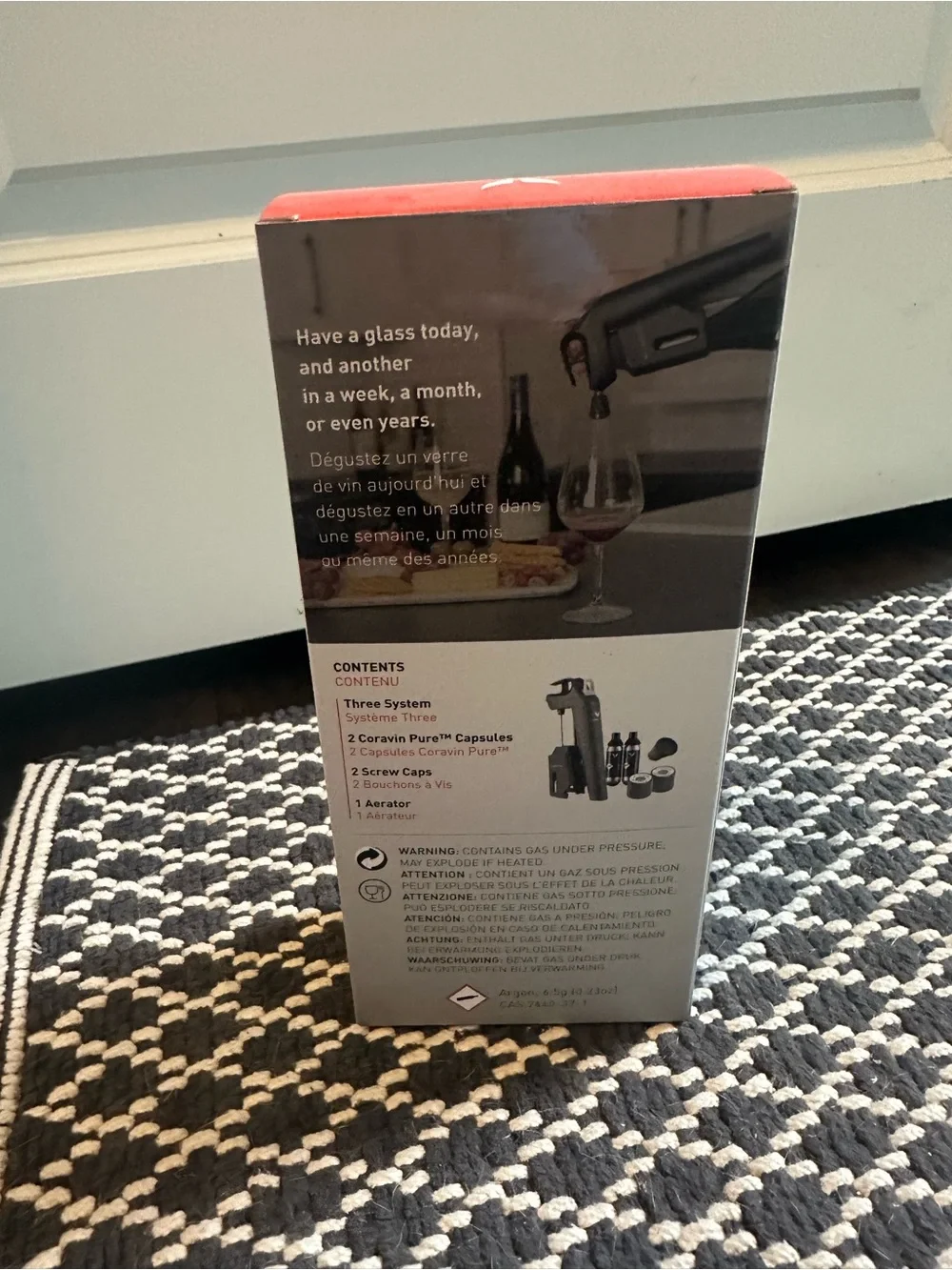 Coravin Three * Wine Preservation System! New in Box! Color: Black